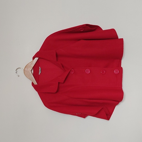 Chloe red bell sleeve copped jacket - Picture 2 of 14